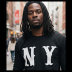 Officially Licensed NY Black Yankees Long Sleeved tee