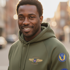 Officially Licensed Tuskegee Airmen Heavyweight Hoodie-green