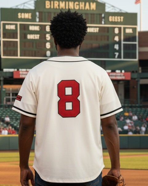Officially Licensed Willie Mays Birmingham Black Barons Jersey (NHJER2BB/IVY)