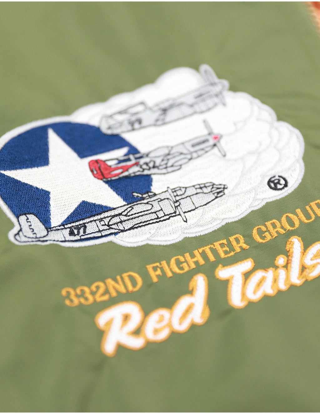 Officially Licensed Tuskegee Airmen Bomber Jacket-green