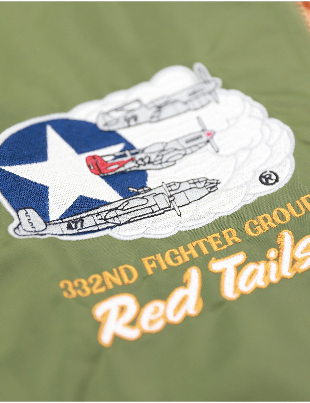 Officially Licensed Tuskegee Airmen Bomber Jacket-green