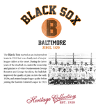 Officially Licensed Baltimore Black Sox Hoodie (note-Hoodies are oversized)