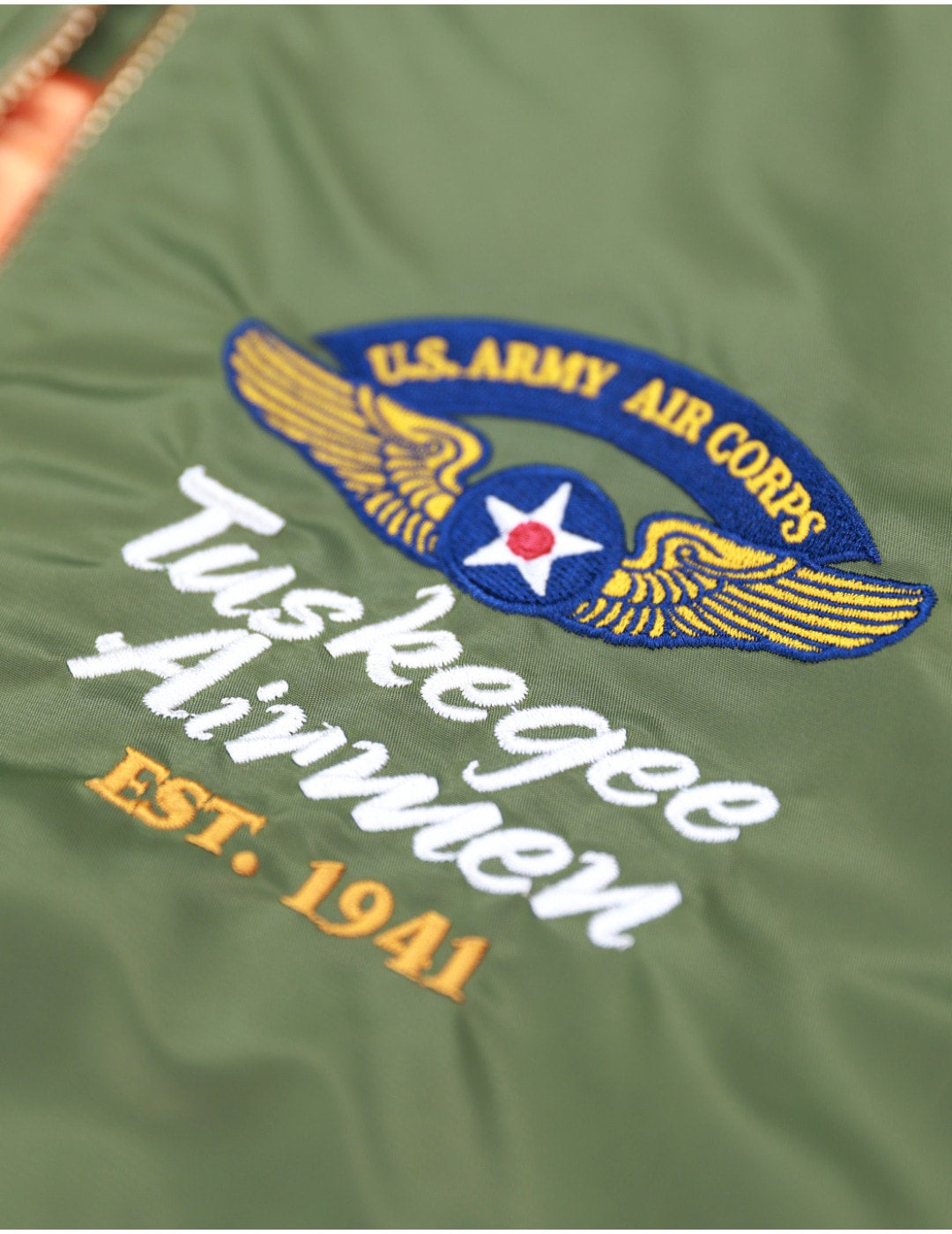 Officially Licensed Tuskegee Airmen Bomber Jacket-green