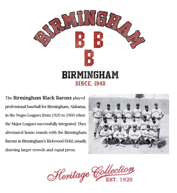 Officially Licensed Birmingham Black Barons Snapback cap