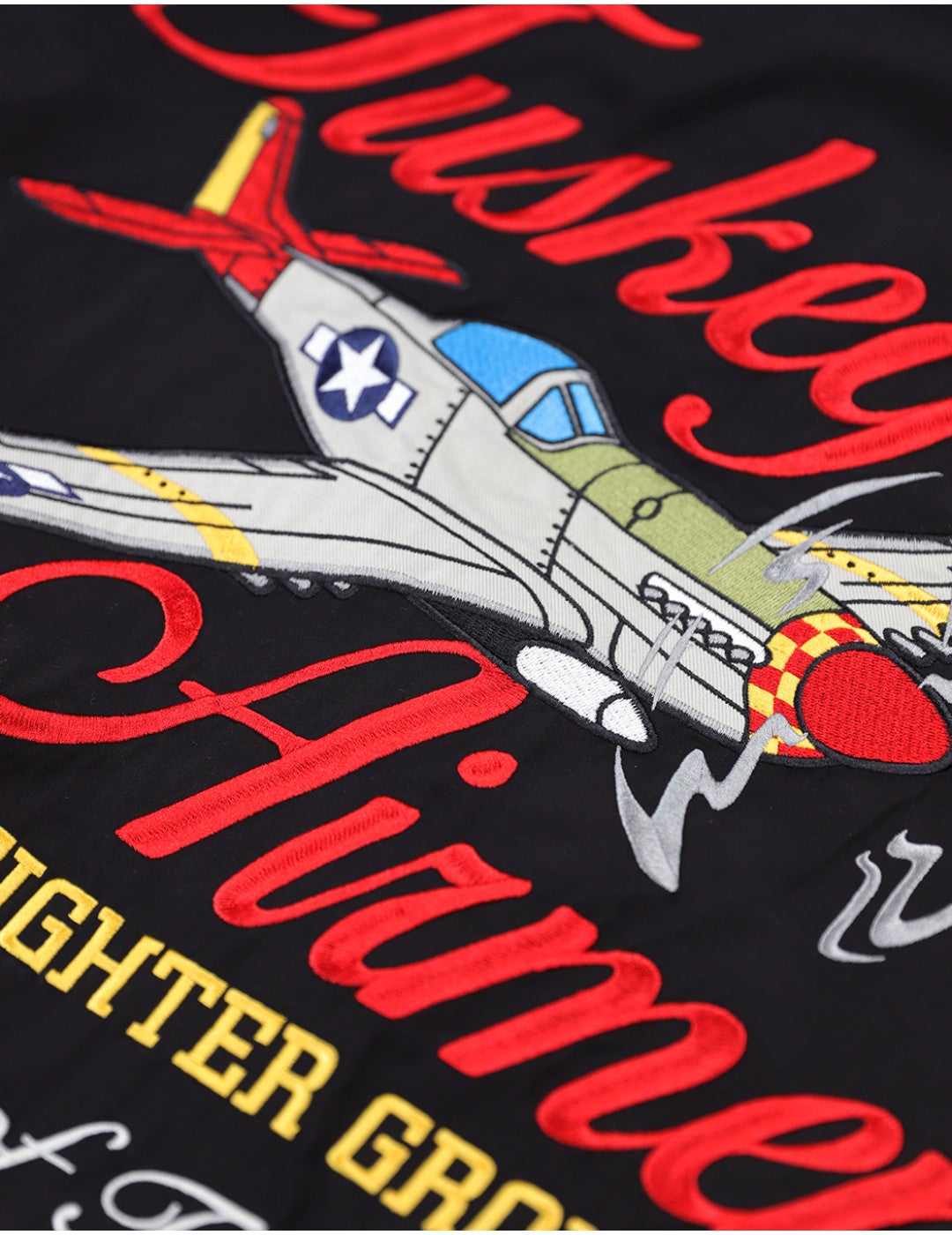 Officially Licensed Tuskegee Airmen Lightweight V-Neck (TPWBA/BLK)