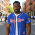 Officially Licensed Negro League Commemorative jersey-blue