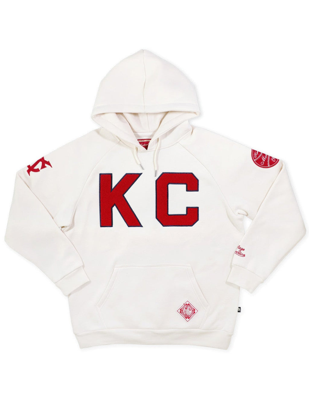 Officially licensed KC Monarchs hoodie-Ivory (note-Hoodies are oversized)