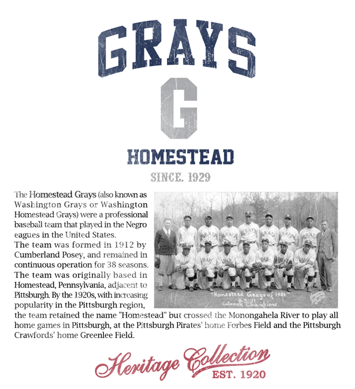 Officially Licensed Homestead Grays Hoodie (note-Hoodies are oversized)