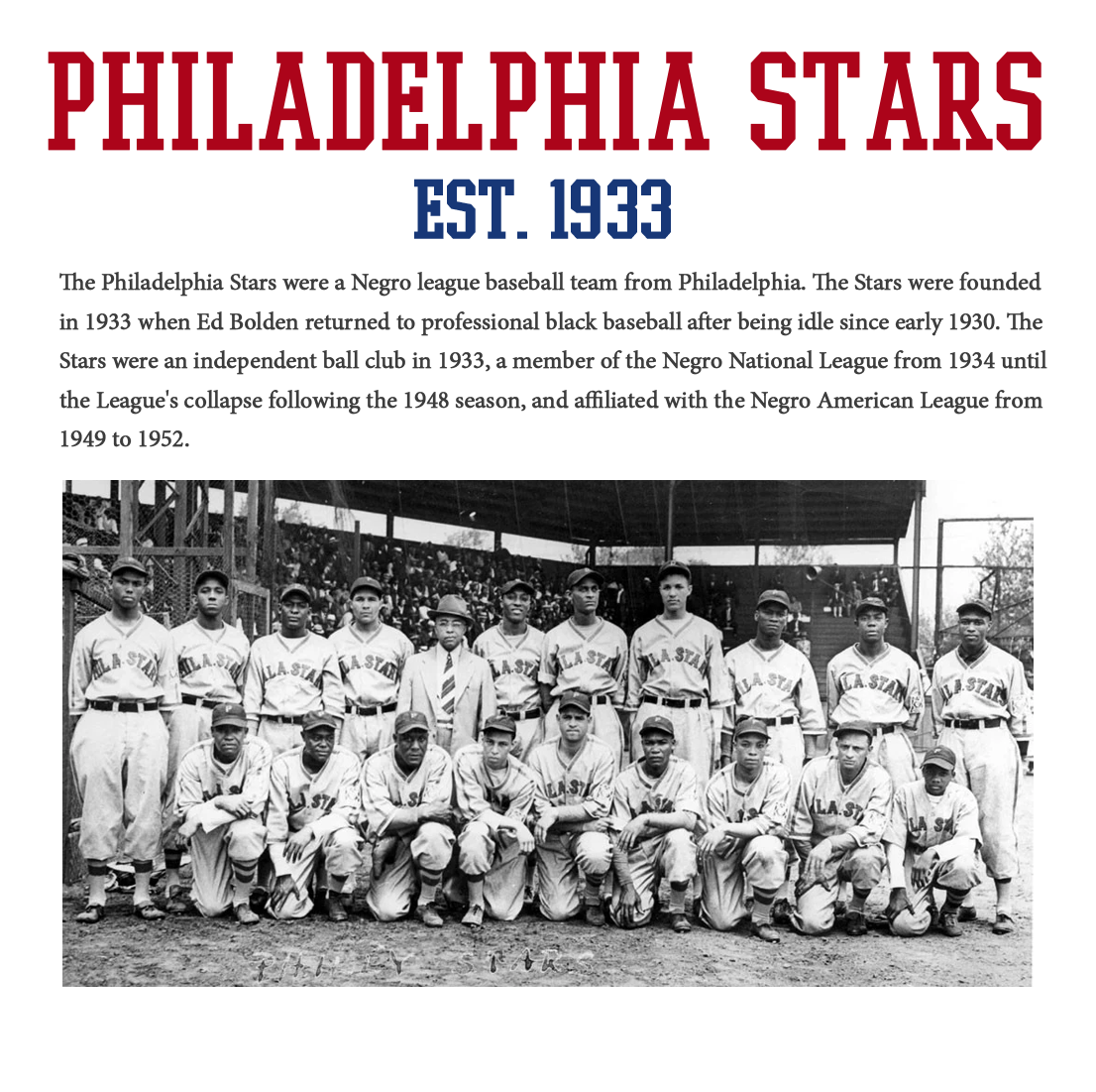 Officially Licensed Philadelphia Stars Legacy Jeŕsey