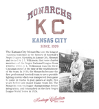 Officially licensed KC Monarchs hoodie-Ivory (note-Hoodies are oversized)