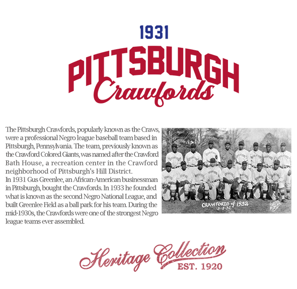 Officially Licensed Pittsburgh Crawfords Hoodie (Note-Hoodies are oversized)