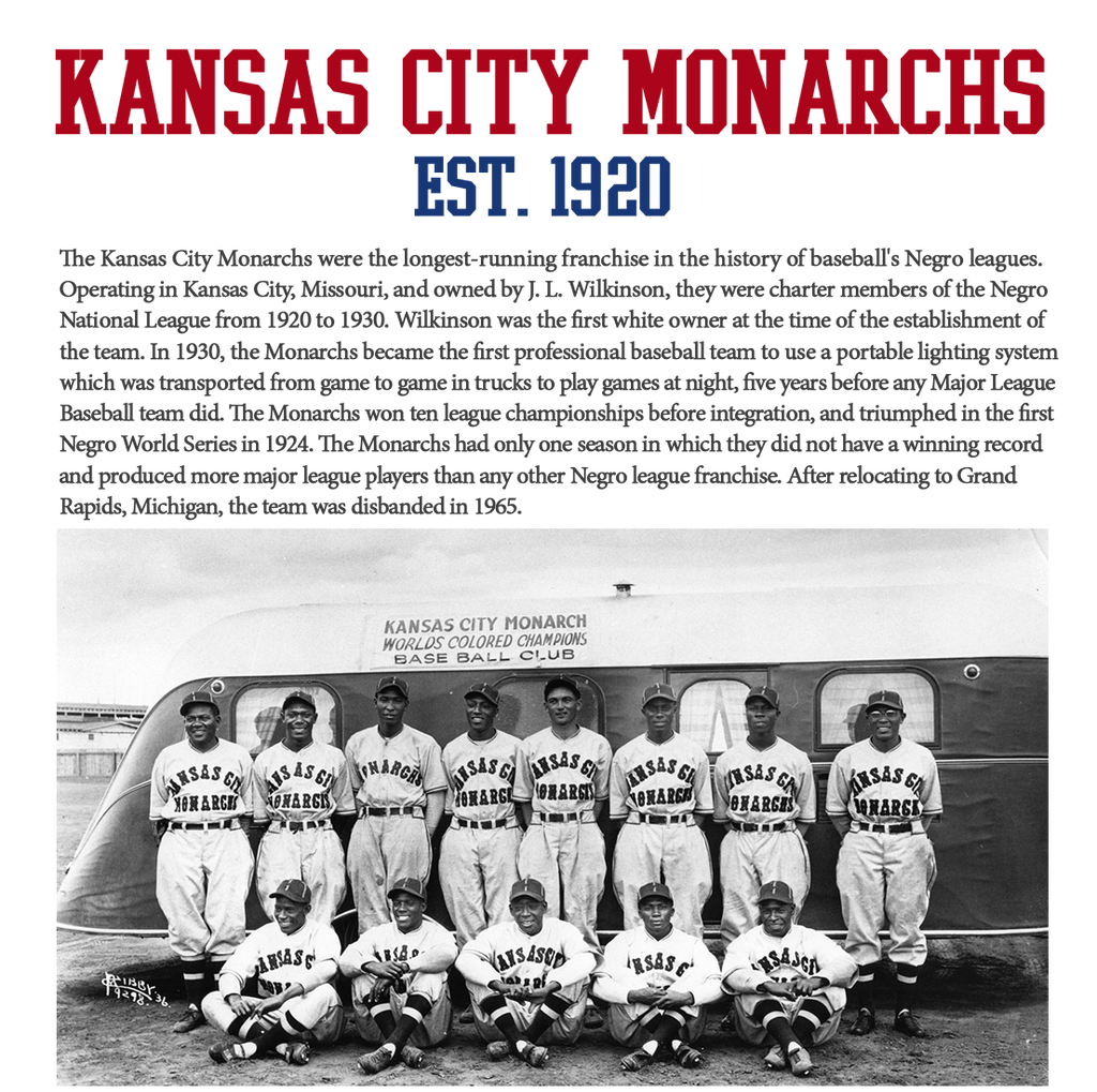 Officially Licensed Kansas City Monarchs Legacy Jersey