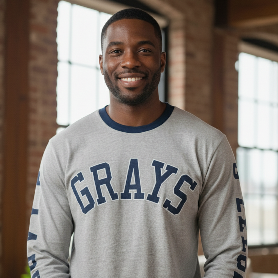 Officially Licensed Homestead Grays Long Sleeved tee