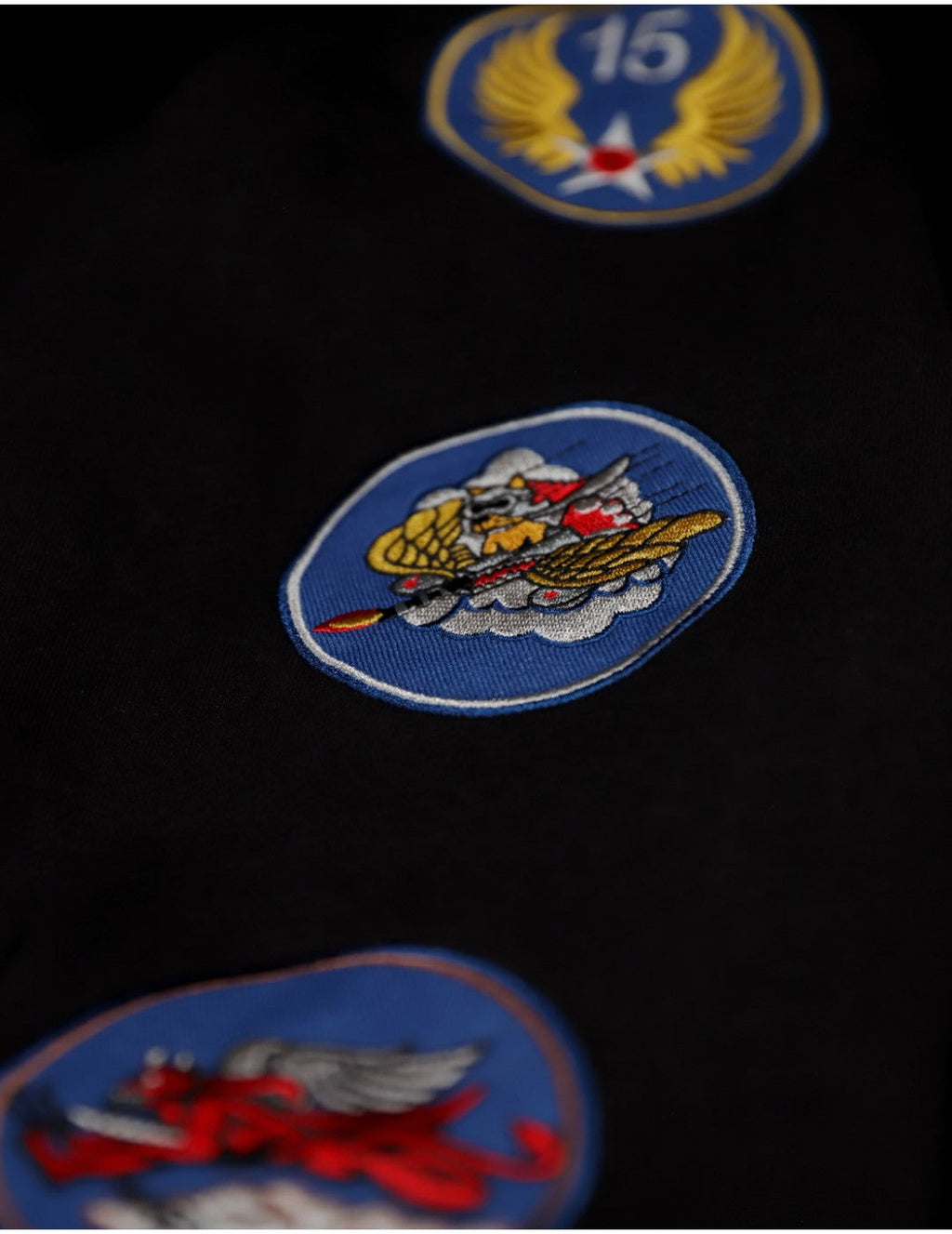 Officially Licensed Tuskegee Airmen Heavyweight Hoodie-black