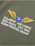 Officially Licensed Tuskegee Airmen Golf Shirt-olive
