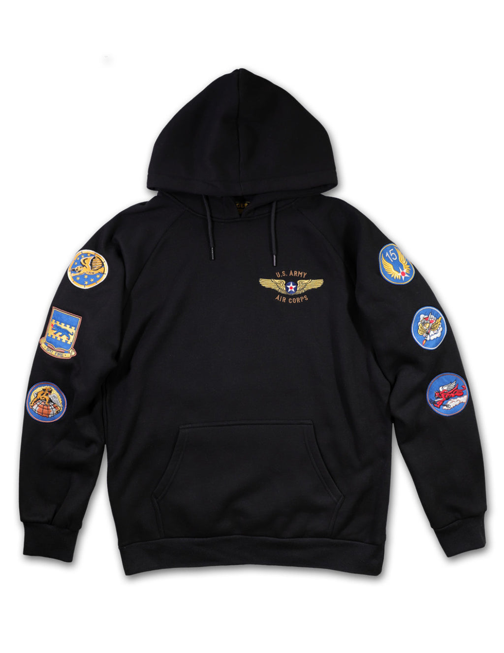 Officially Licensed Tuskegee Airmen Heavyweight Hoodie-black