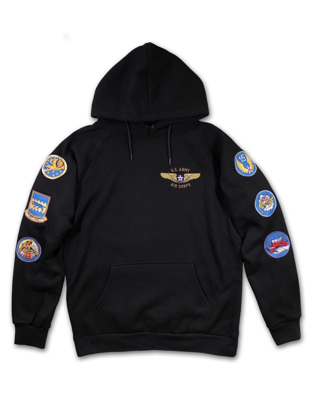 Officially Licensed Tuskegee Airmen Heavyweight Hoodie-black