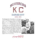 Officially Licensed Kansas City Monarchs Wool Varsity Jacket